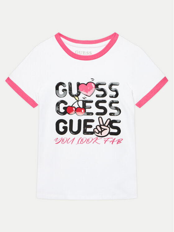 

Футболка стандартного кроя Guess, белый