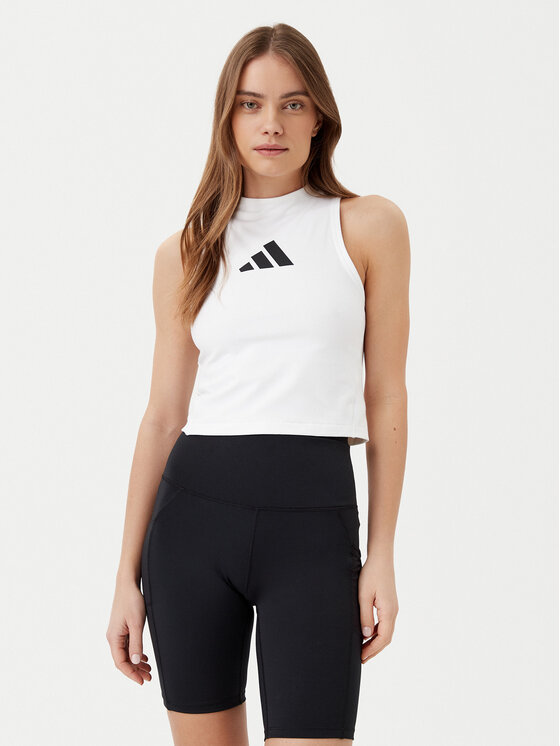 

Топ облегающего кроя Z.N.E. JX4316 Adidas, белый