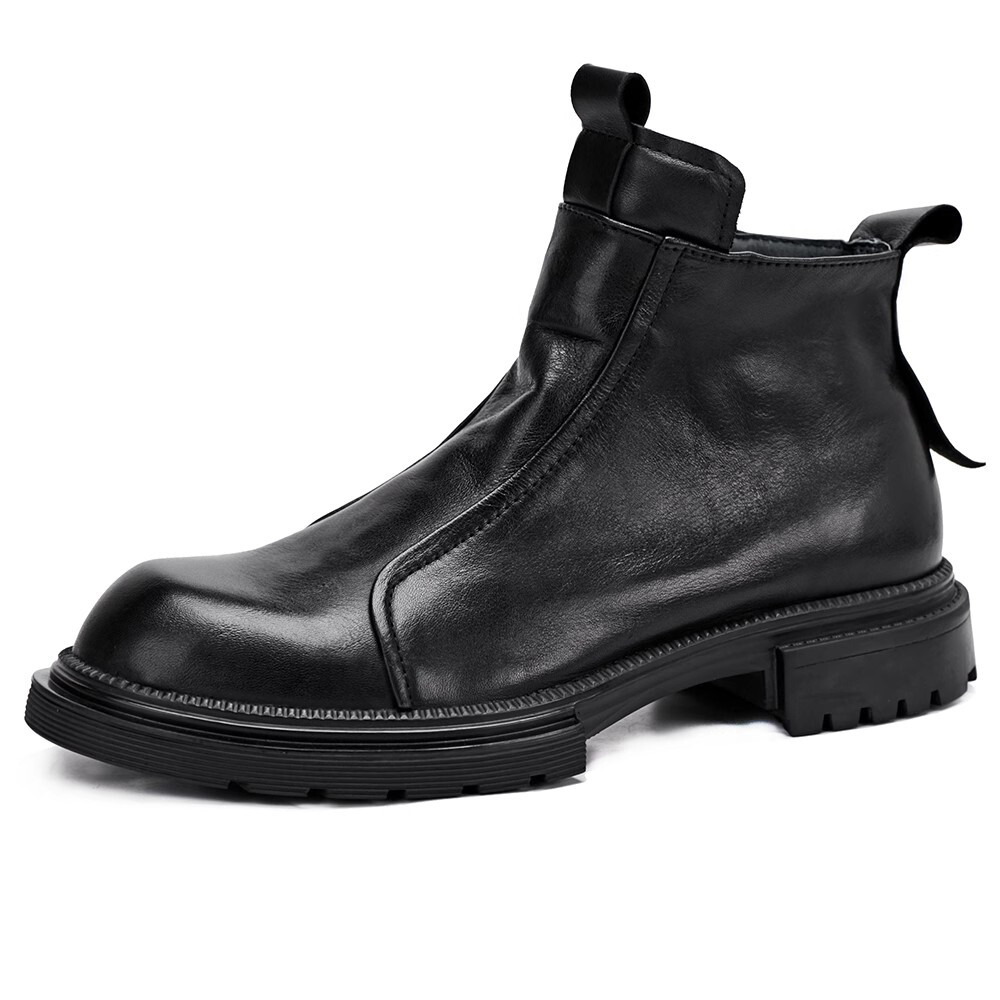 

Челси Ботинки Мужские Voguhomme, цвет Black Fleece-Lined