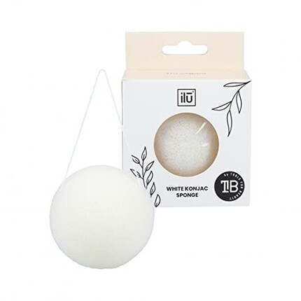

T4B Спонж для макияжа Ilu Konjac со шнурком — белый, Tb Tools For Beauty