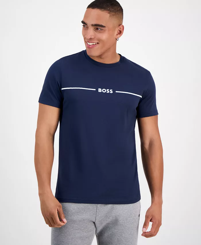 

Мужская футболка с логотипом Hugo Boss, синий