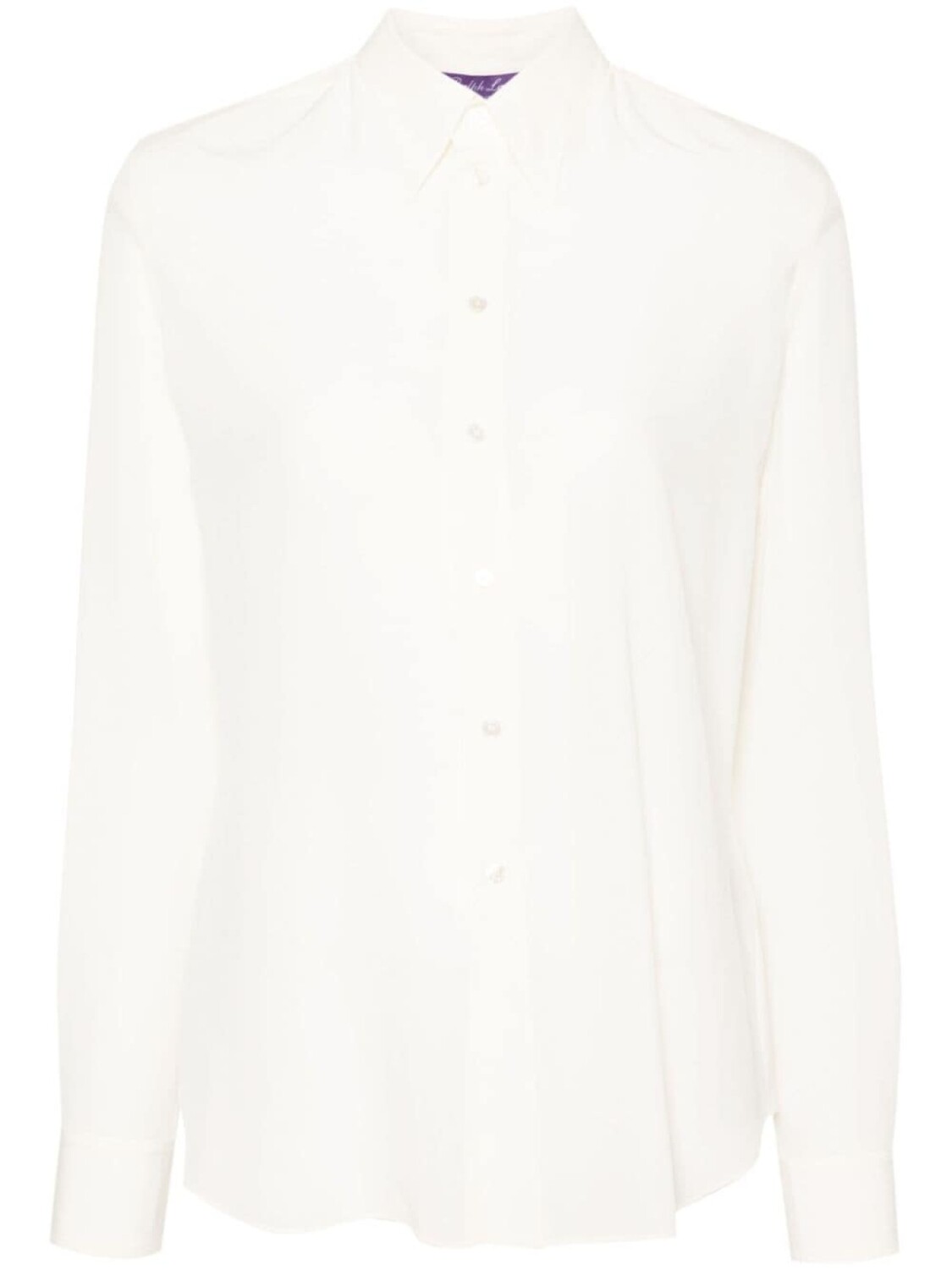 

Ralph Lauren Collection рубашка из шелковицы Hailey, белый