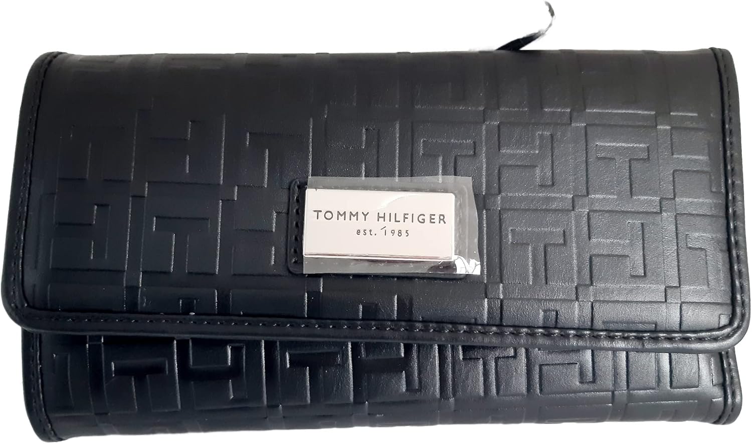

Женская сумка-клатч в форме чековой книжки с логотипом Tommy Hilfiger (черная), Black