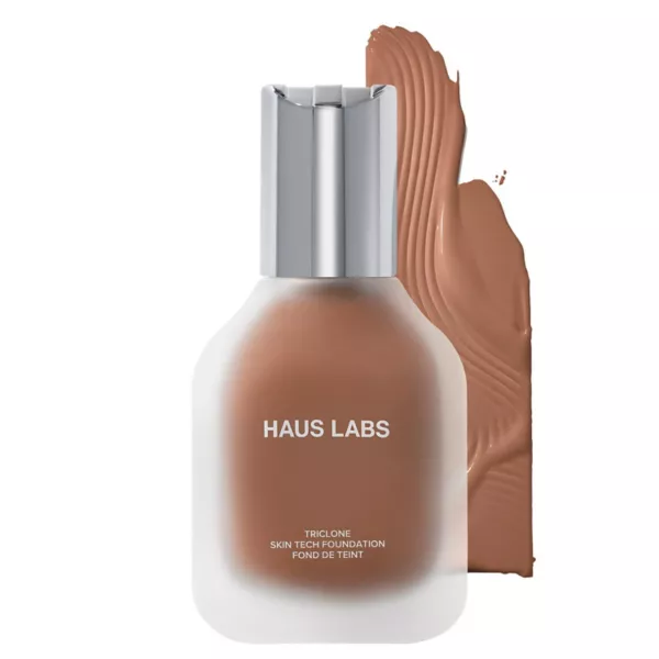 

Triclone skin tech тональная основа средней степени покрытия с ферментированной арникой Haus Labs By Lady Gaga, цвет 400 medium deep warm