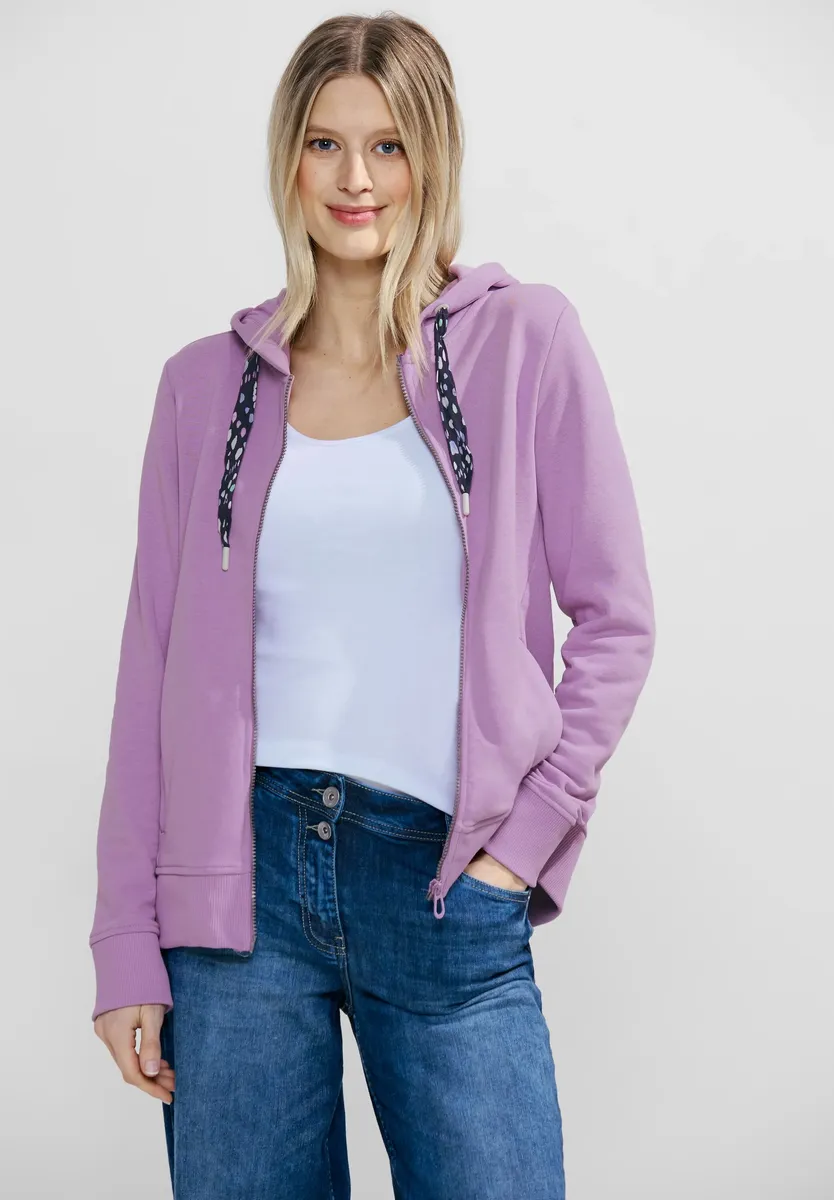 

Толстовка Cecil, однотонная, цвет Sporty Lilac