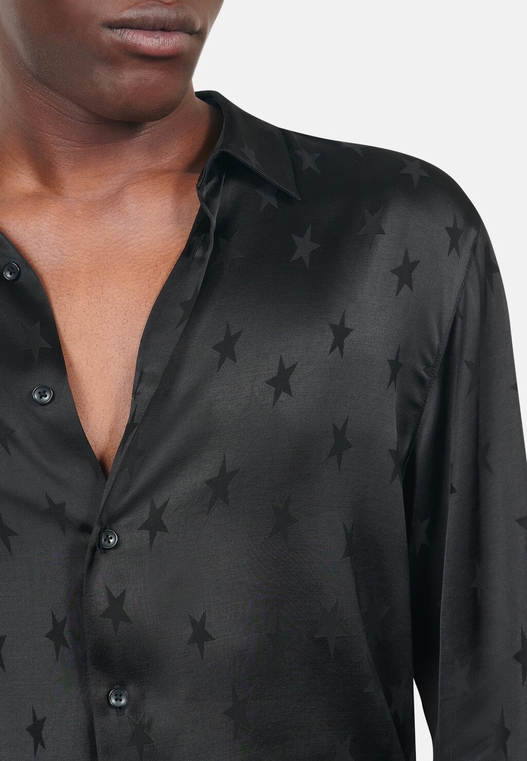 

Рубашка-блузка CHEMISE JACQUARD À ÉTOILES THE KOOPLES CHEMISE The Kooples, черный