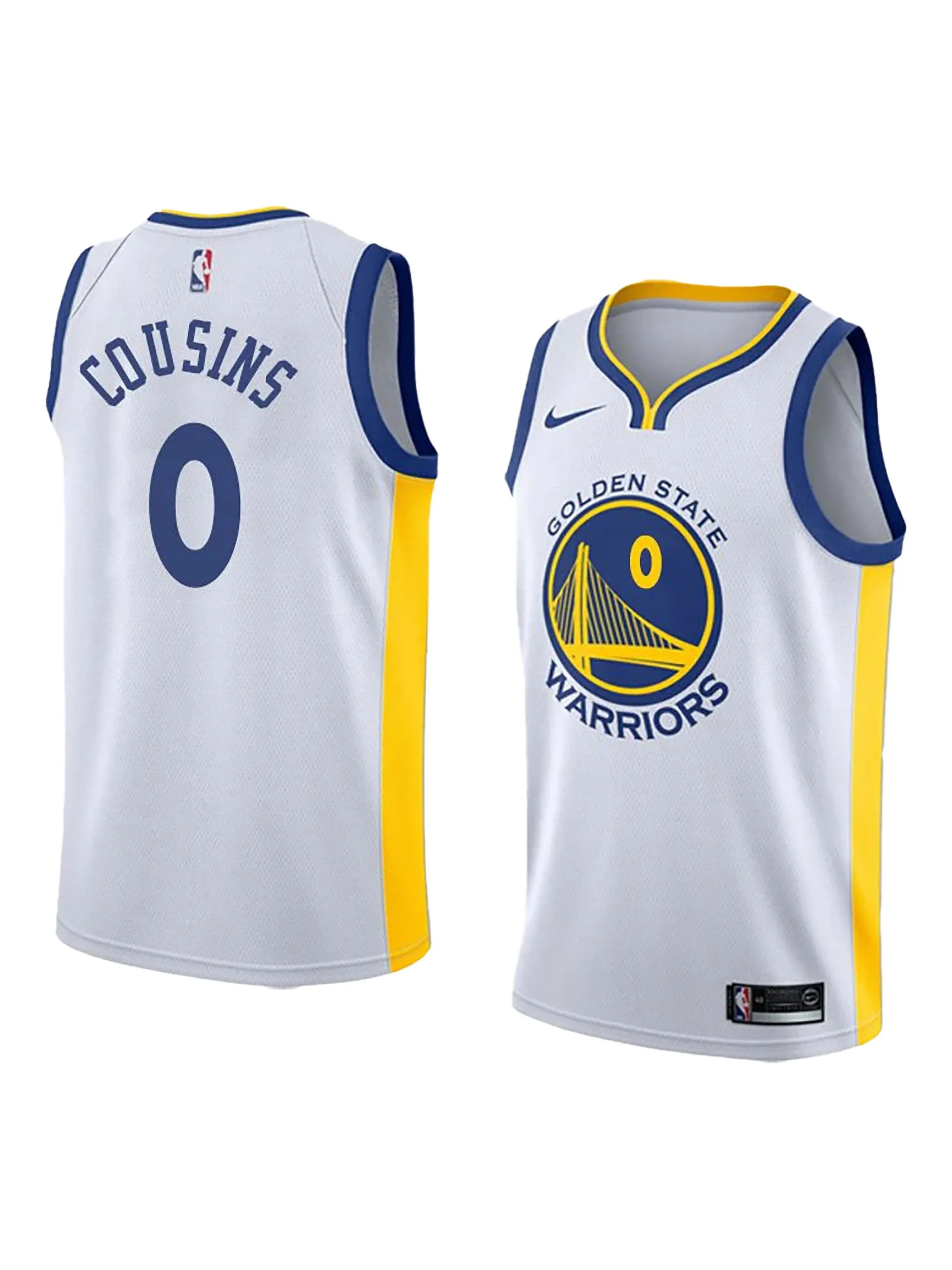 Майка NBA Golden State Warriors Association Edition 2023/24 Nike, белый — фото 2