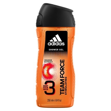 Подарочный набор Adidas Team Force для мужчин 50 мл парфюмированная вода-спрей + гель для душа 250 мл — фото 2
