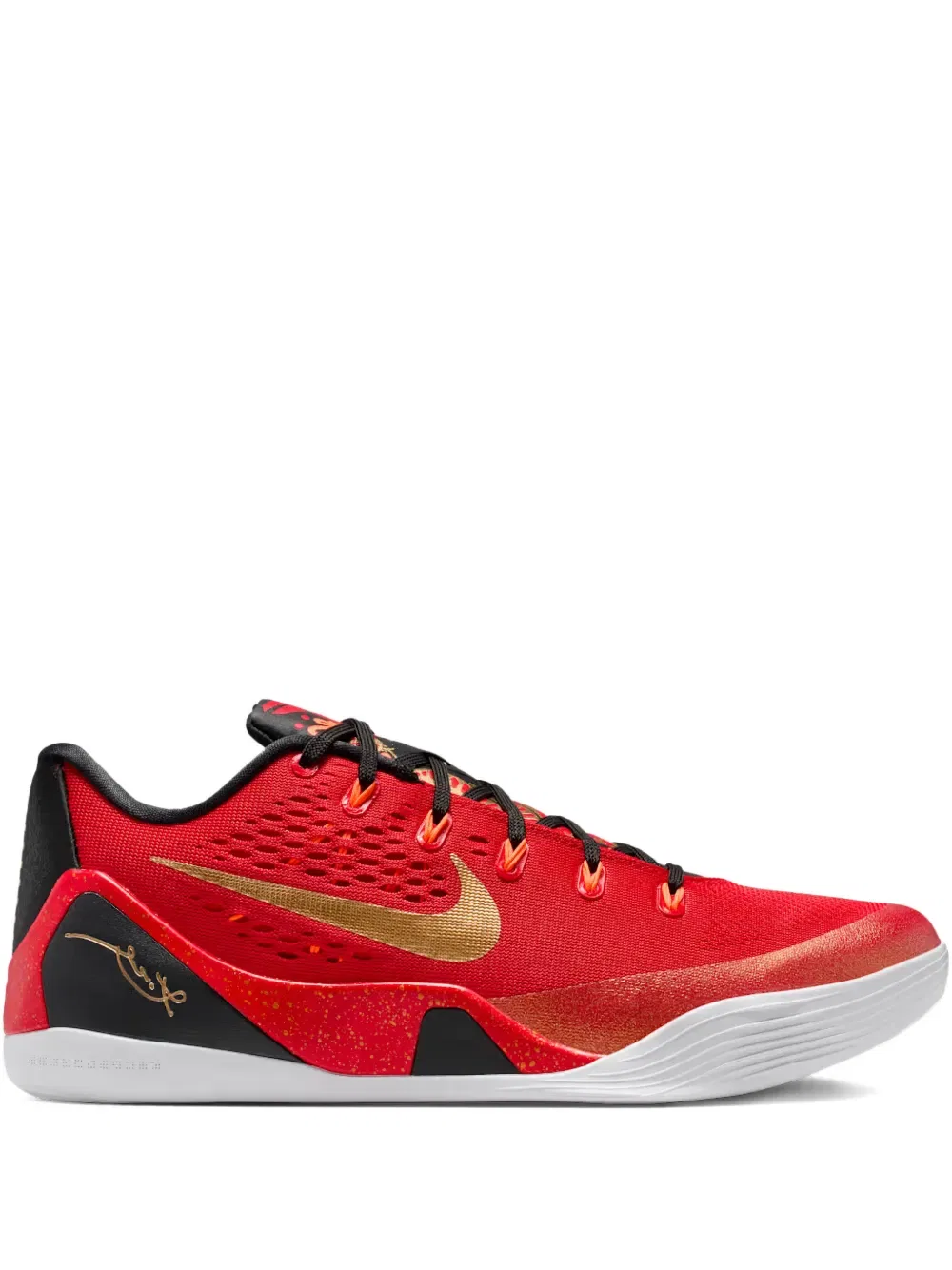 Кроссовки Kobe 9 на шнуровке Nike, красный