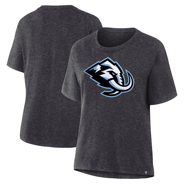 

Женская футболка heather charcoal utah mammoth primary logo legacy Fanatics, Черный, Женская футболка heather charcoal utah mammoth primary logo legacy Fanatics
