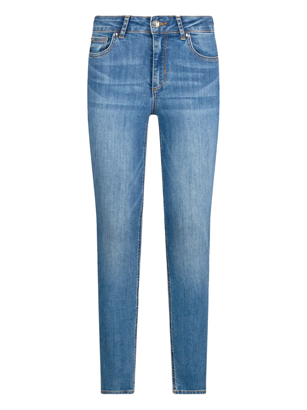 

Скинни-джинсы с высокой посадкой Liu Jo, синий