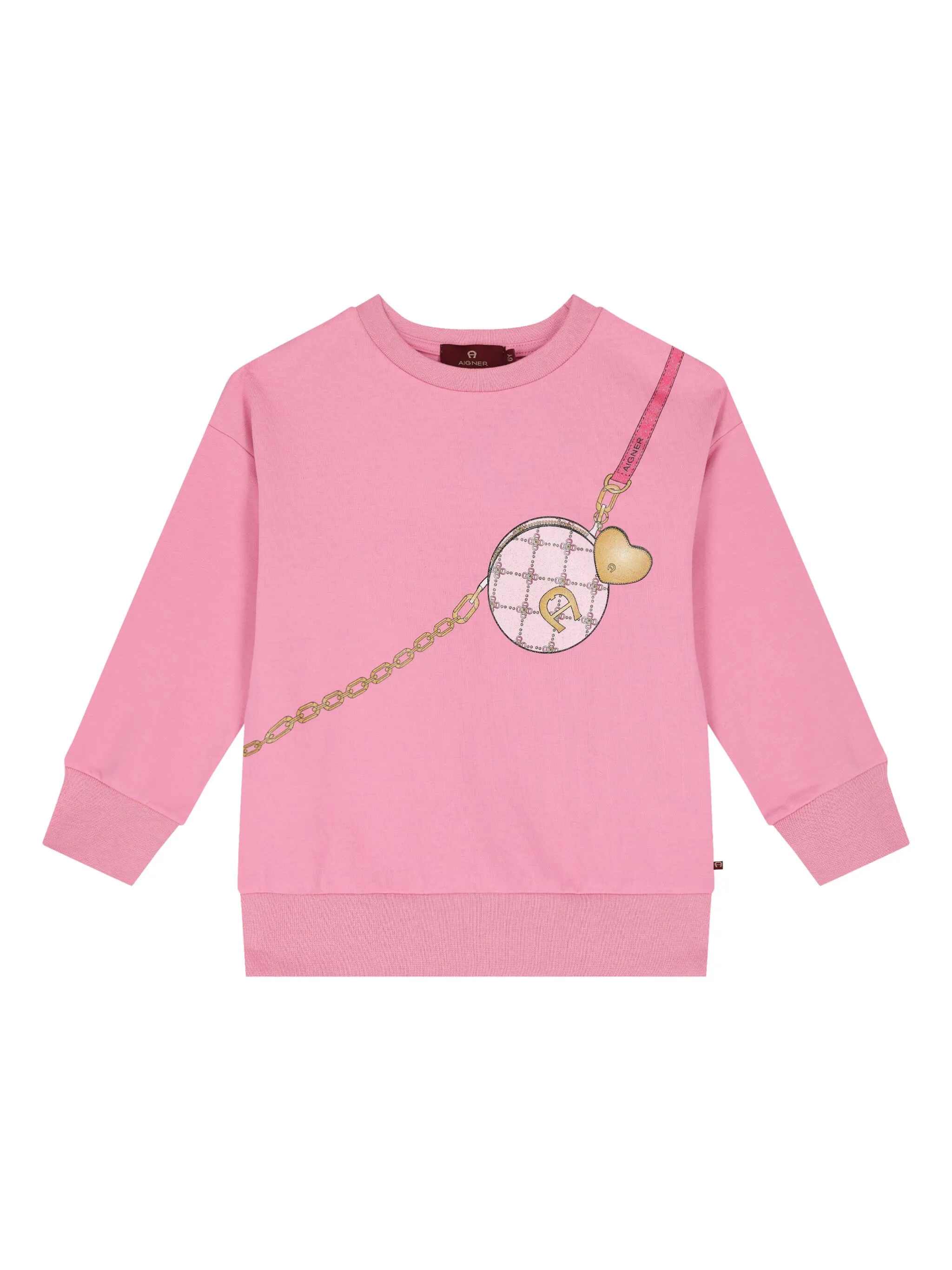 

Толстовка с логотипом Aigner Kids, розовый