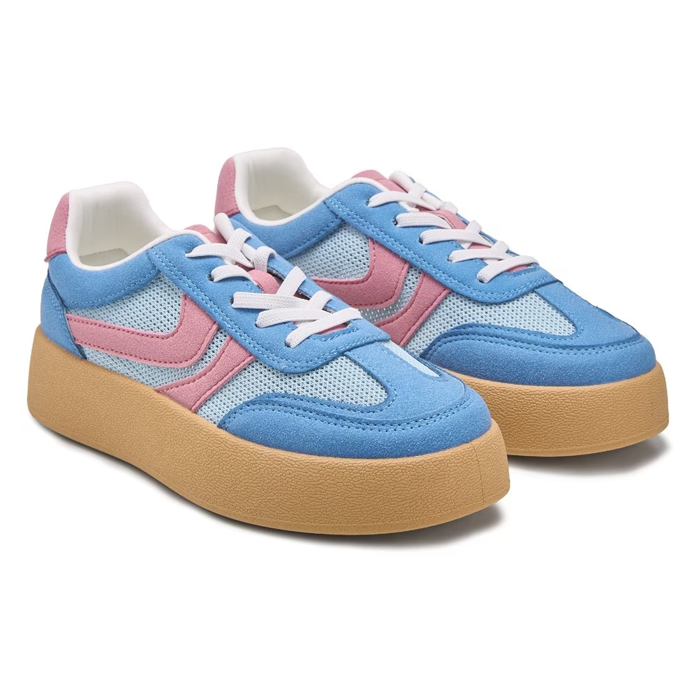 

Детские кроссовки jnovel для маленьких/больших детей Steve Madden, blue pink gum