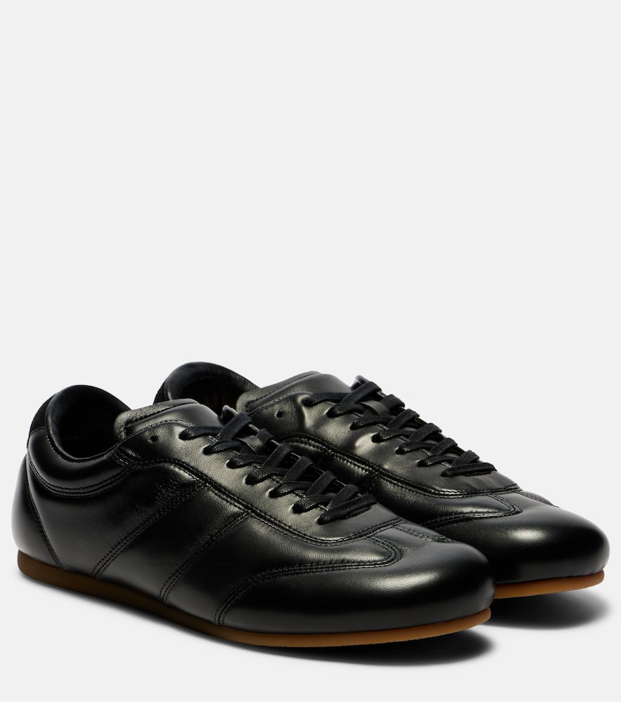 Кроссовки Soft Runner из кожи Lemaire, Black