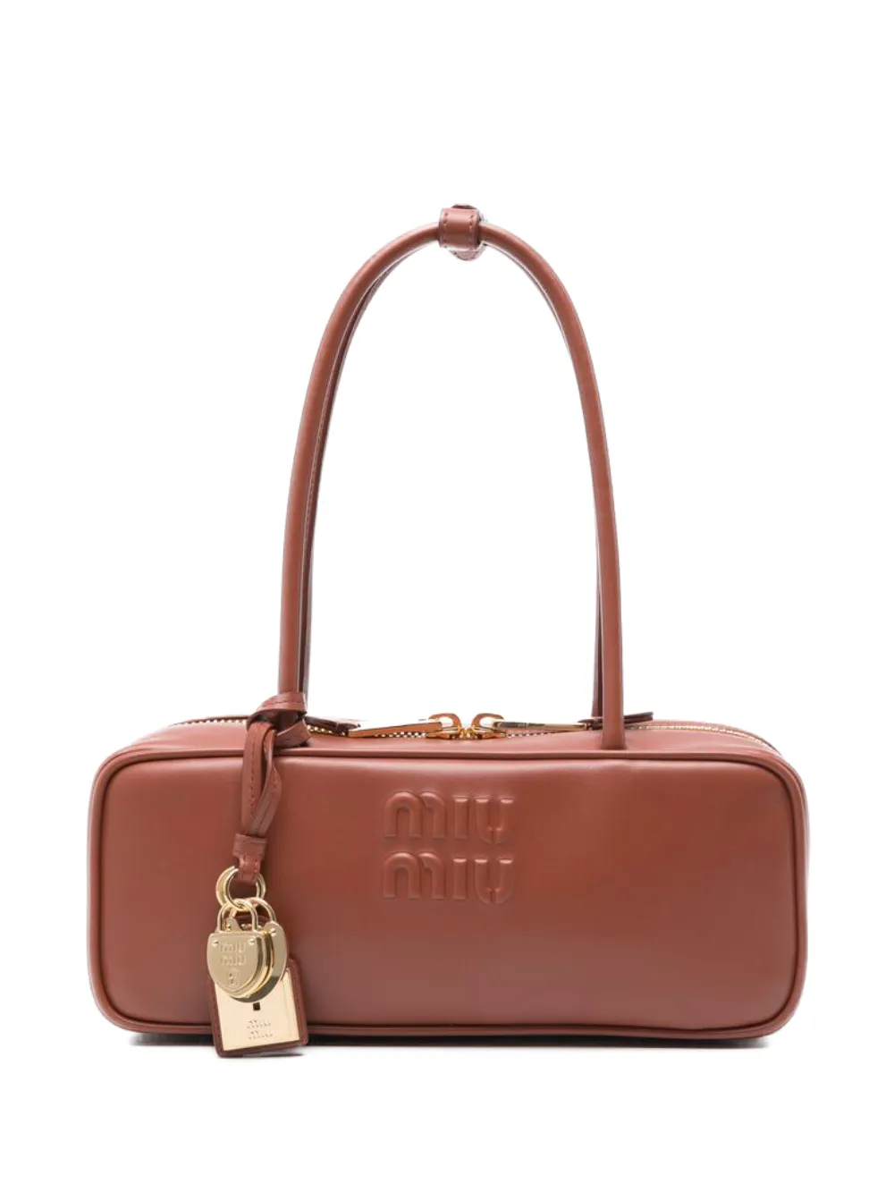 

Сумка-тоут Beau MIU MIU, коричневый