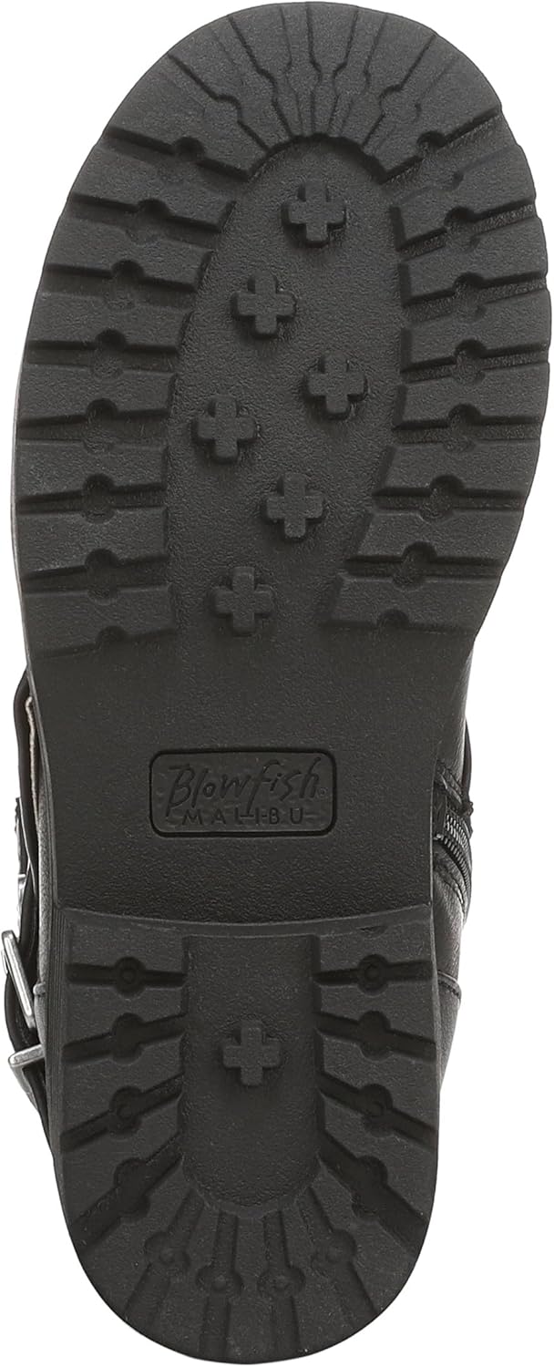 Детские модные сапоги Blowfish Malibu Rylee-k для девочек, Black Faux Leather — фото 4