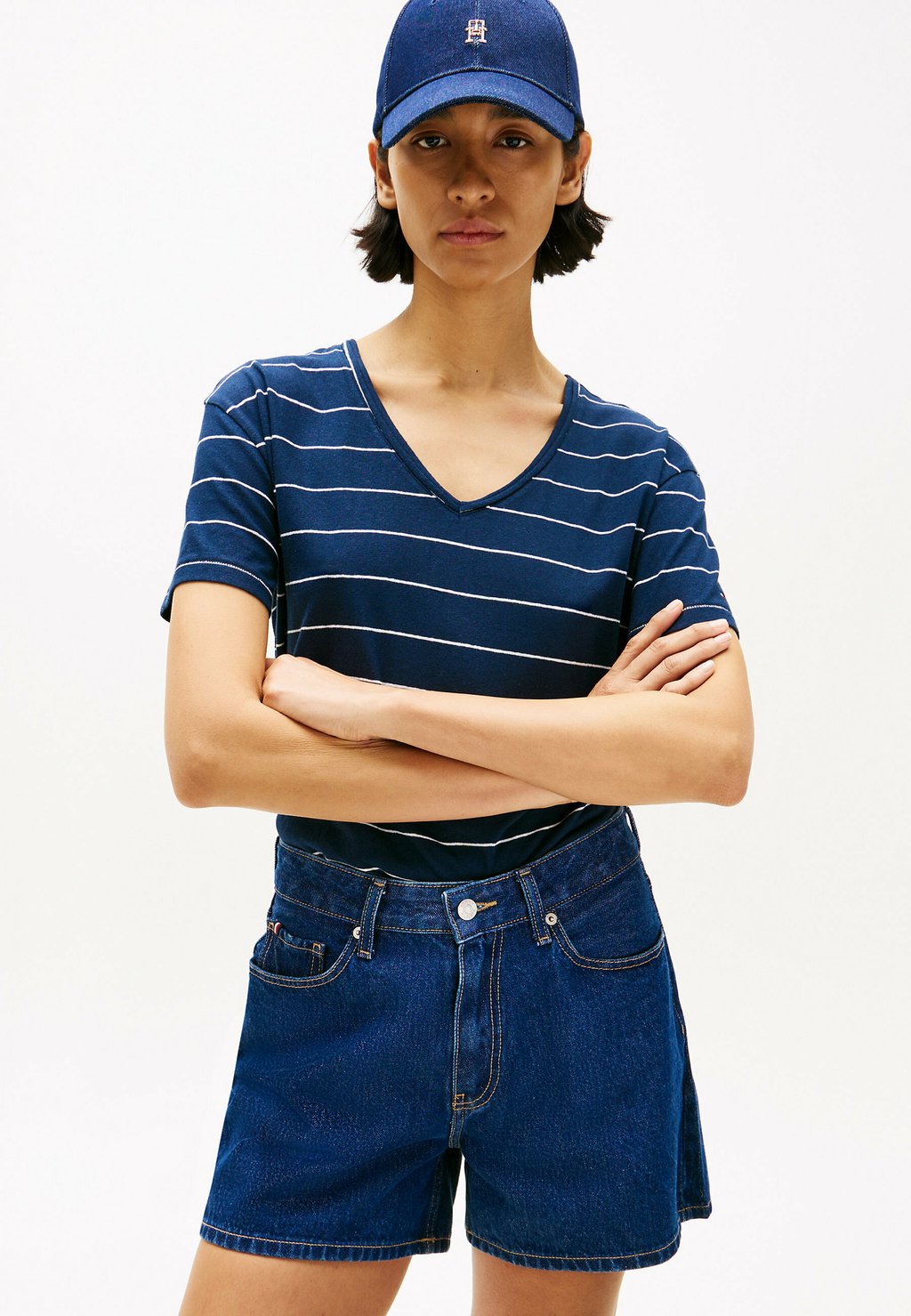 

Футболка с принтом Tommy Hilfiger, синий