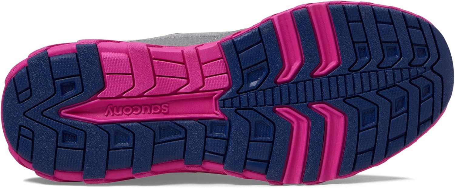 Беговые кроссовки Saucony Wind Shield 2.0, синий/розовый/серый — фото 3