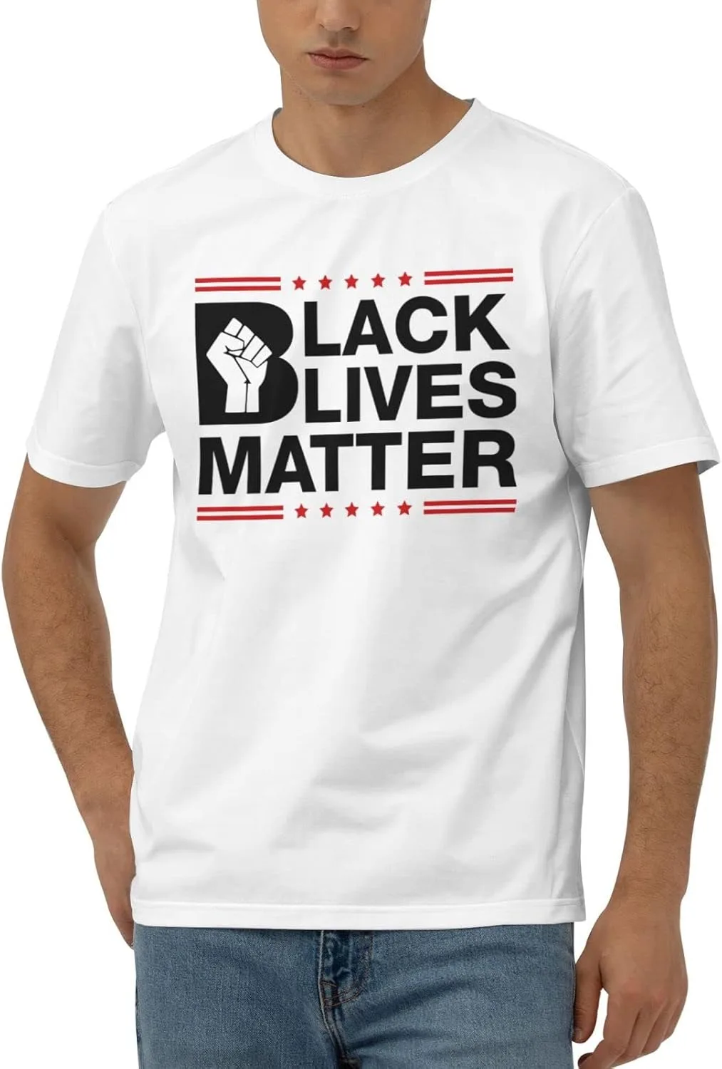 

Футболка мужская Funny Black Lives Matter PLOWS