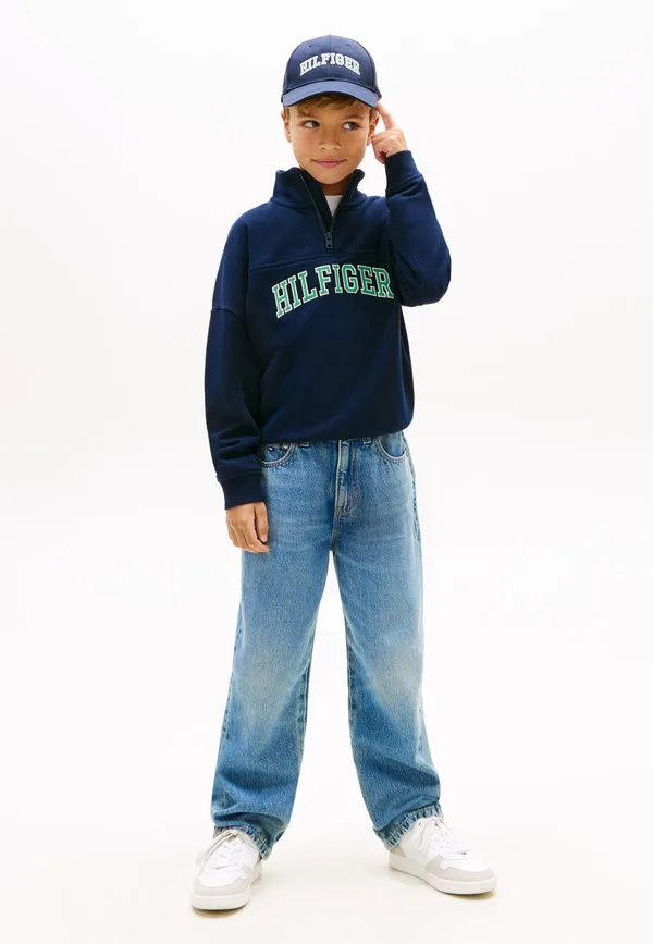 Джинсы свободного кроя с бахромой, прямые джинсы Tommy Hilfiger, Mediumused — фото 2