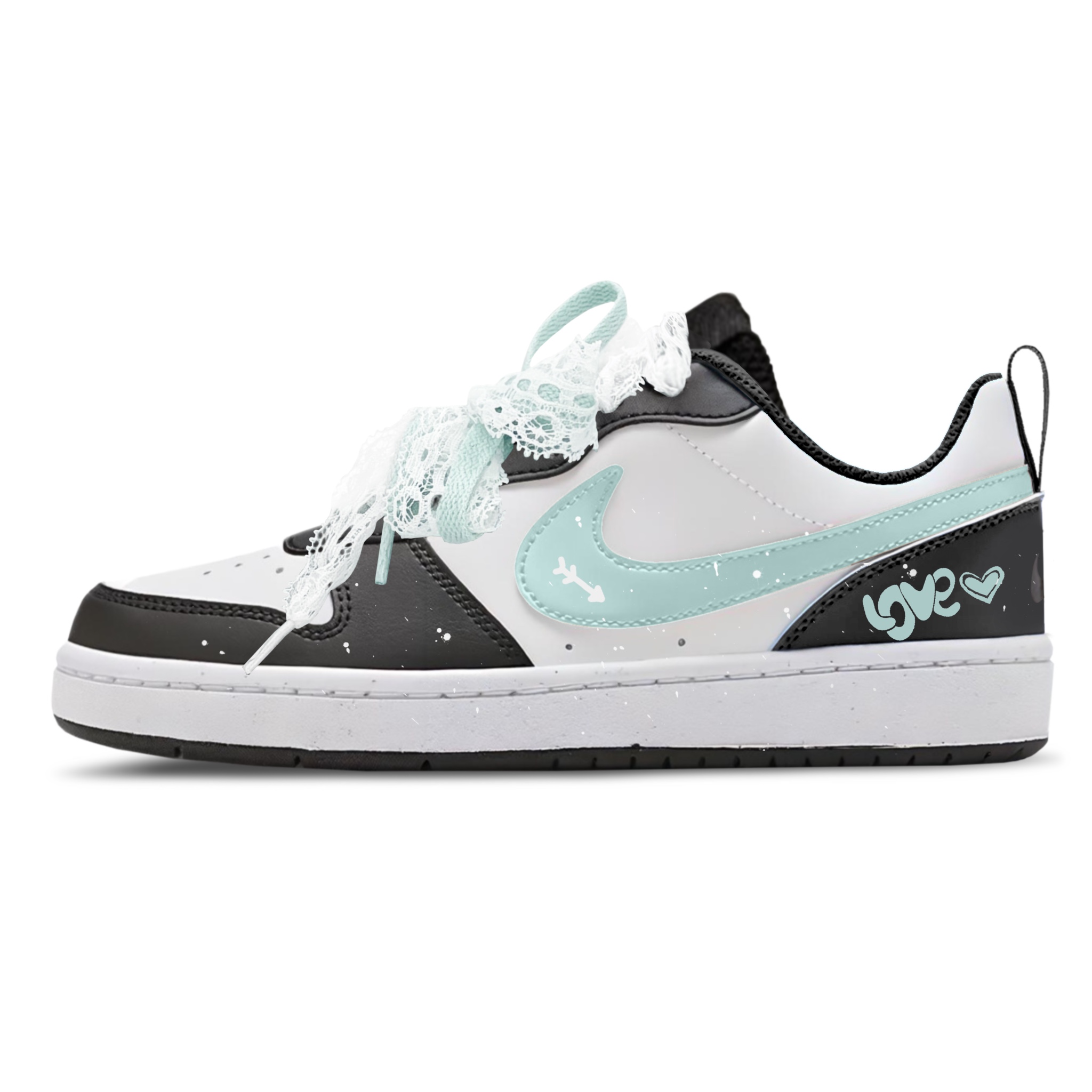 

Детские скейтерские кроссовки Court Borough для младших школьников Nike, Teal