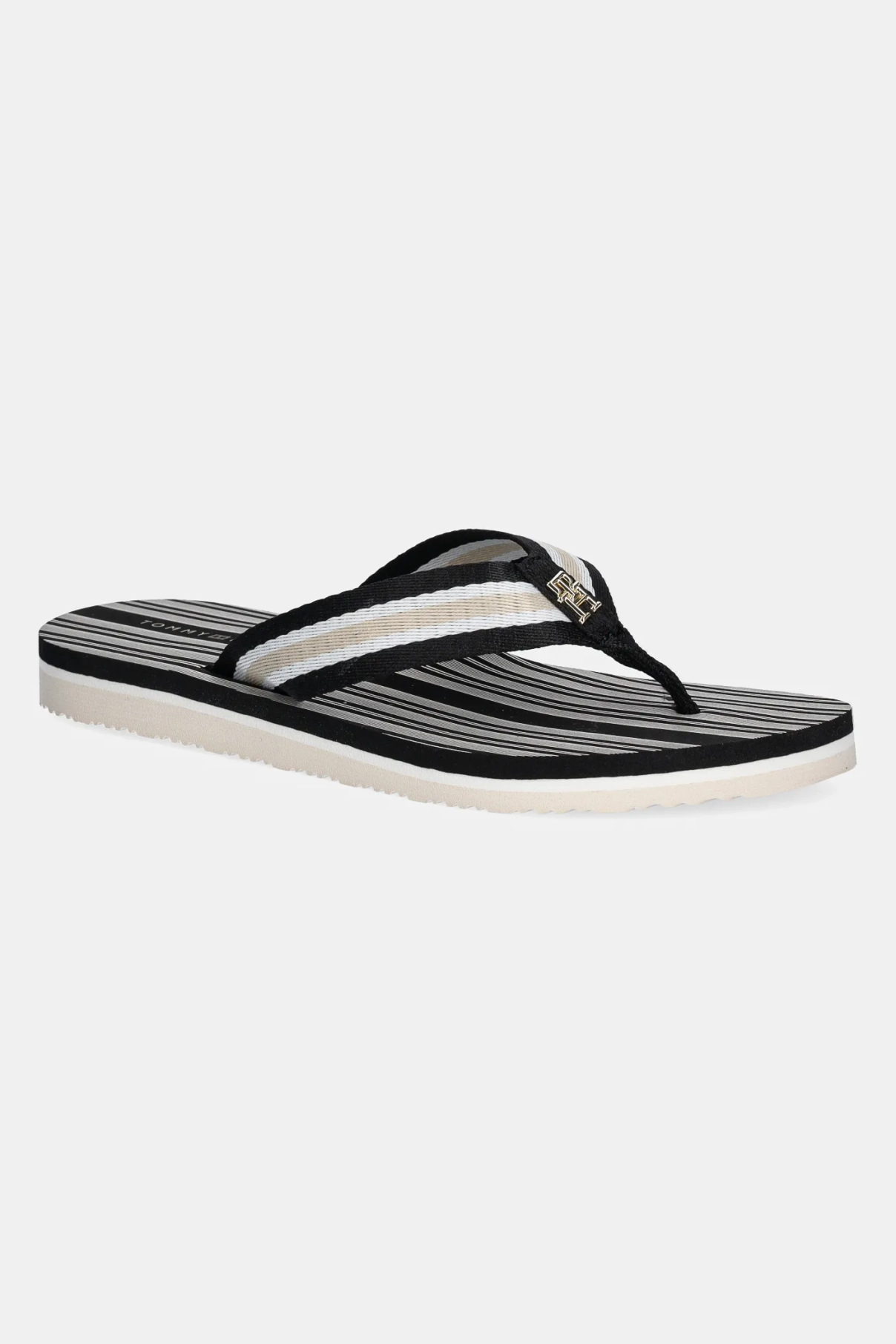 Шлепанцы IM TH PRINT BEACH SANDAL Tommy Hilfiger, черный