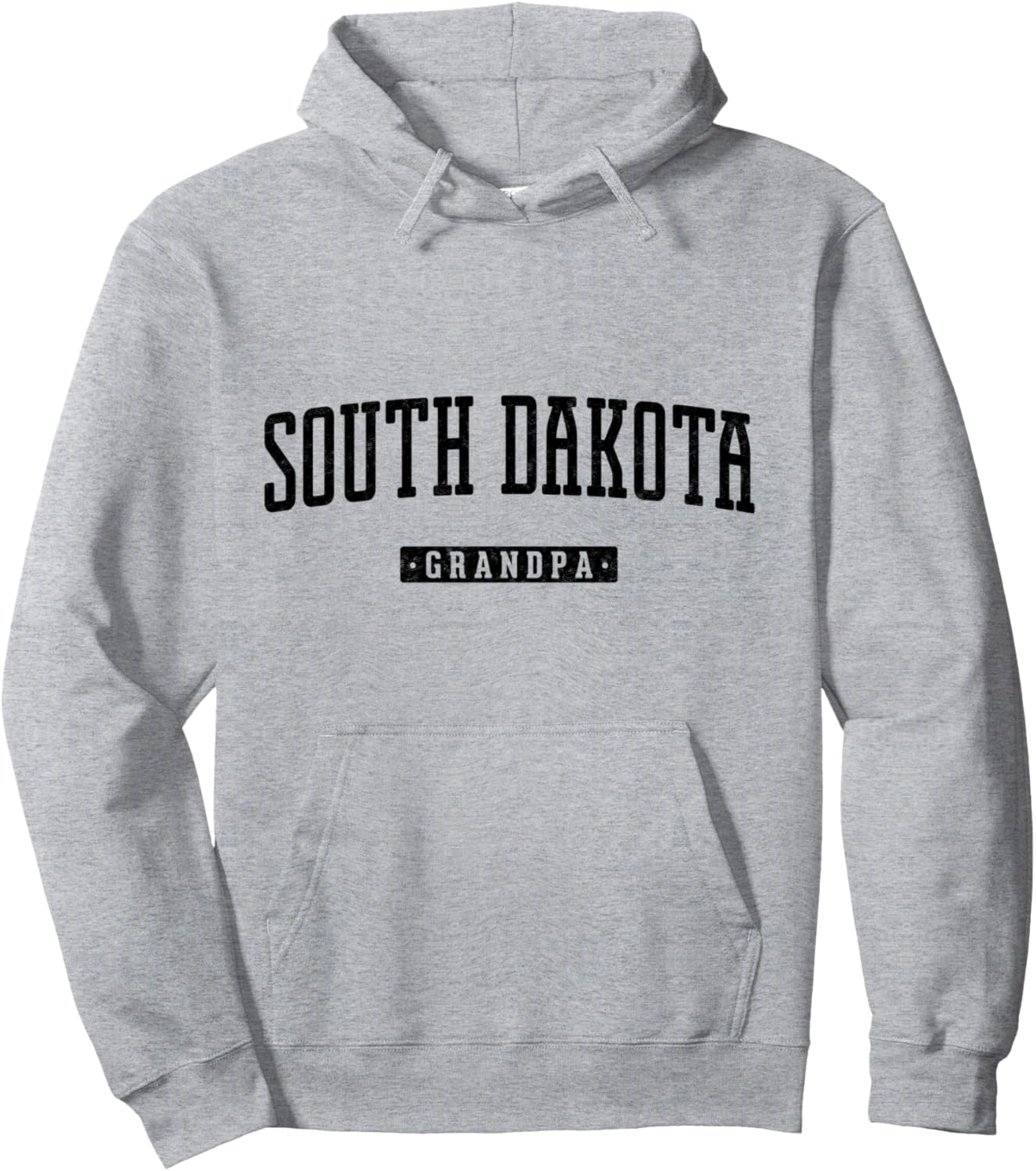 

Винтажная толстовка Дедушка из Южной Дакоты Grandpa From South Dakota, серый