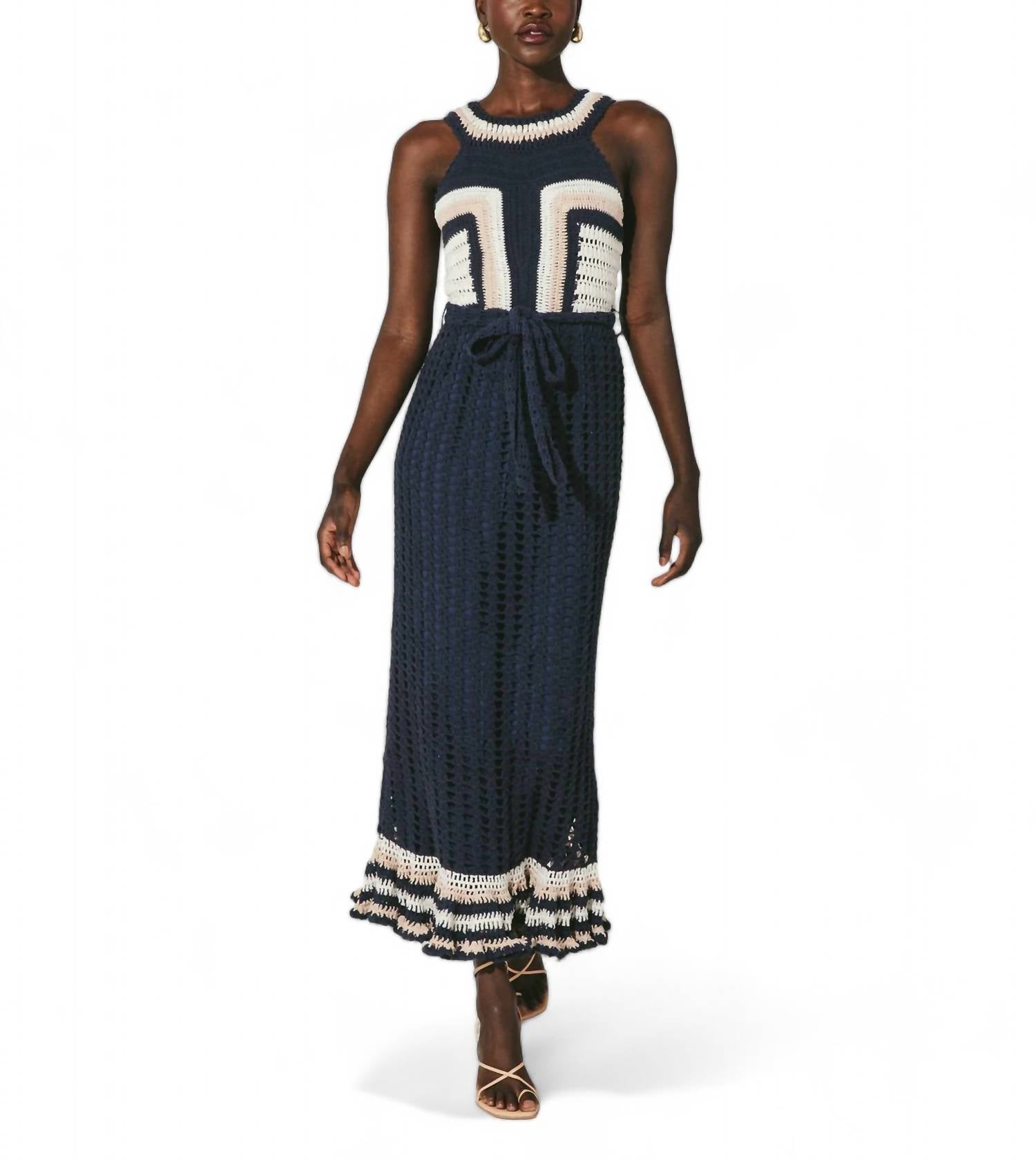 

Платье Drew Crochet в цвете Navy/Iron Cleobella