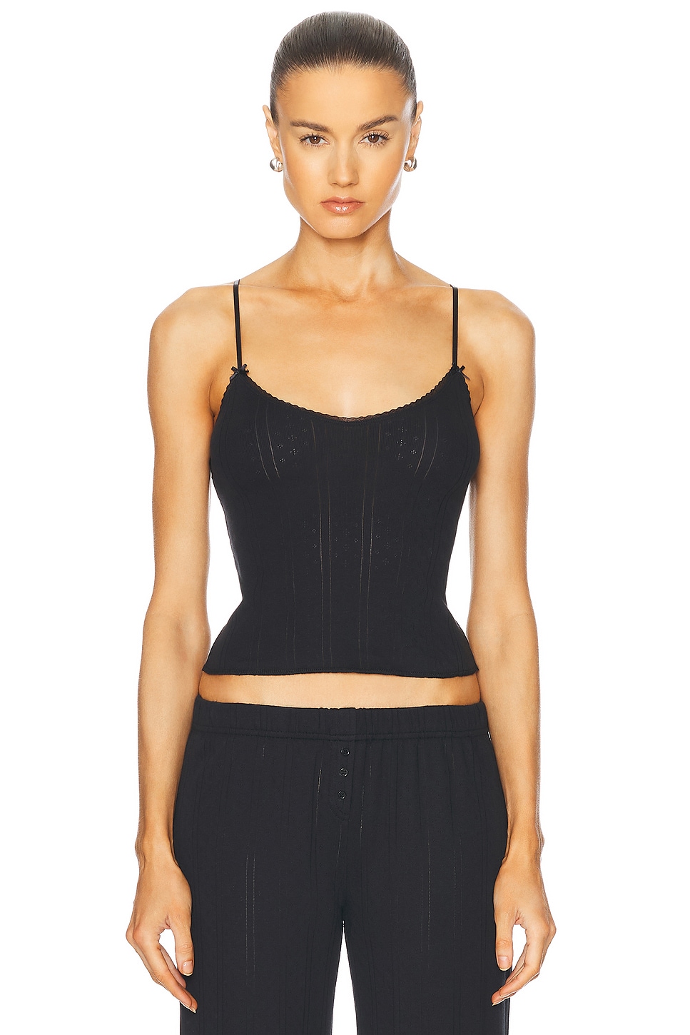 

Длинный топ-ками Cou Cou Intimates, Black