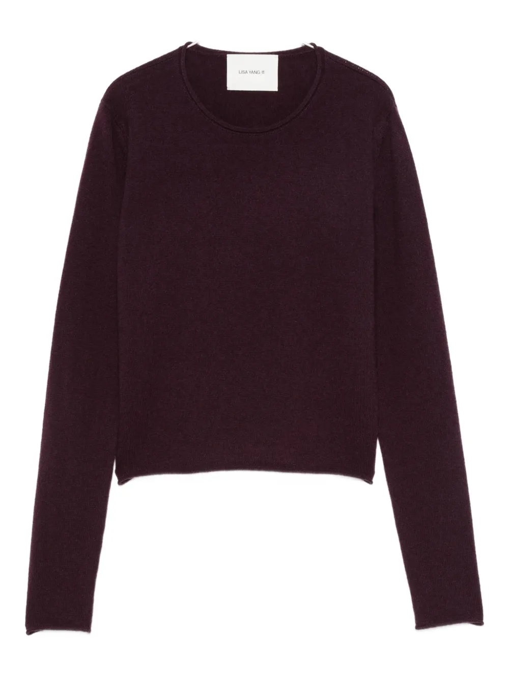 

Укороченный свитер с длинными рукавами Lisa Yang, коричневый