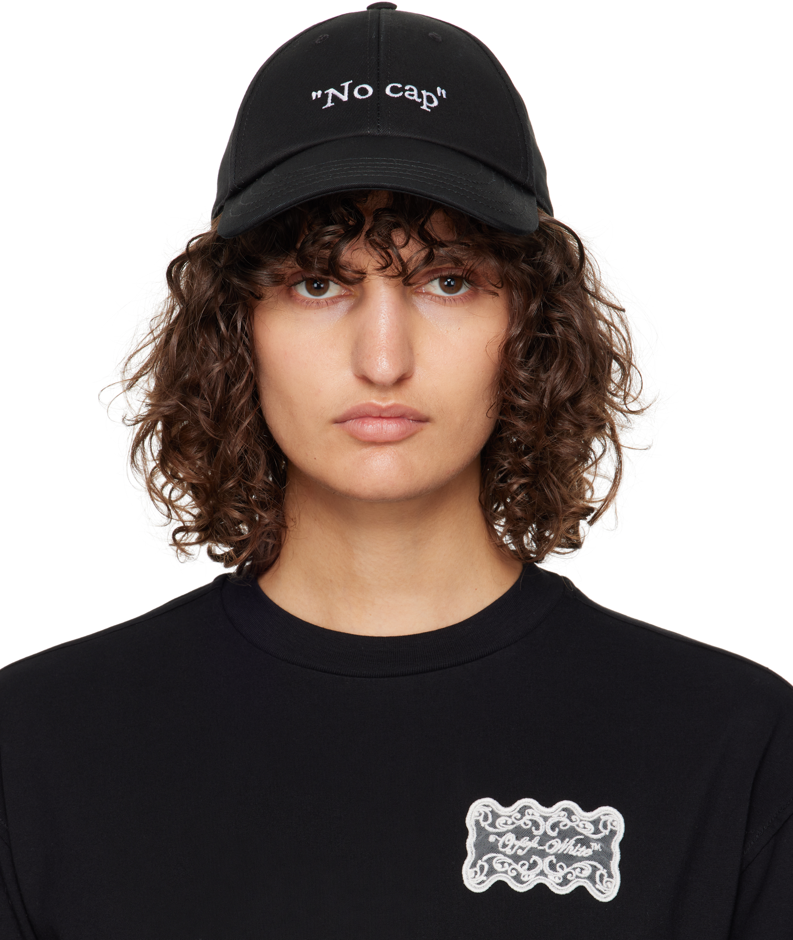 

Черная кепка «Без кепки» Off-White