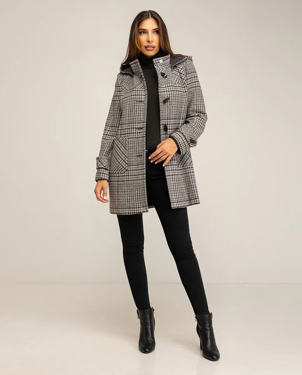 

Женский дафлкот со съемным капюшоном Boutique El Corte Inglés, мультиколор