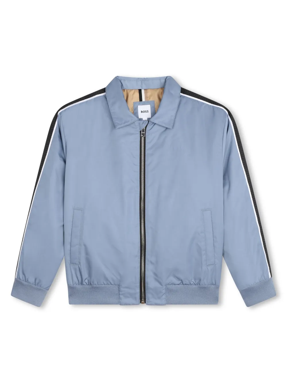 

Куртка с полосками BOSS Kidswear, синий