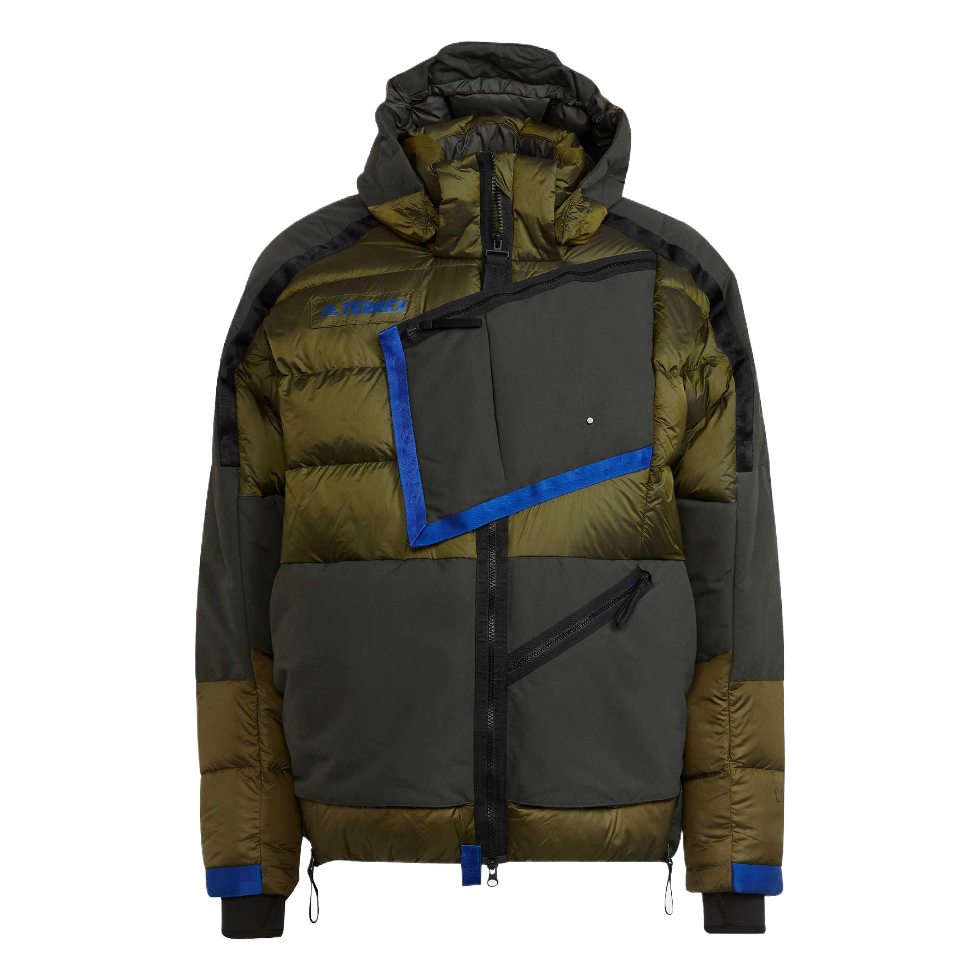 

Adidas Зелёная мужская пуховая куртка Terre, Green