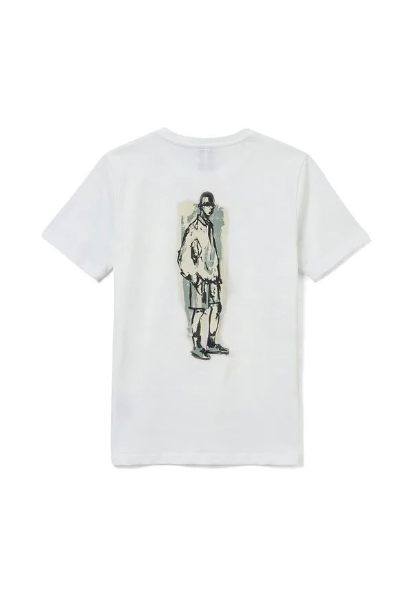 Футболка с принтом Antony Morato, White — фото 4