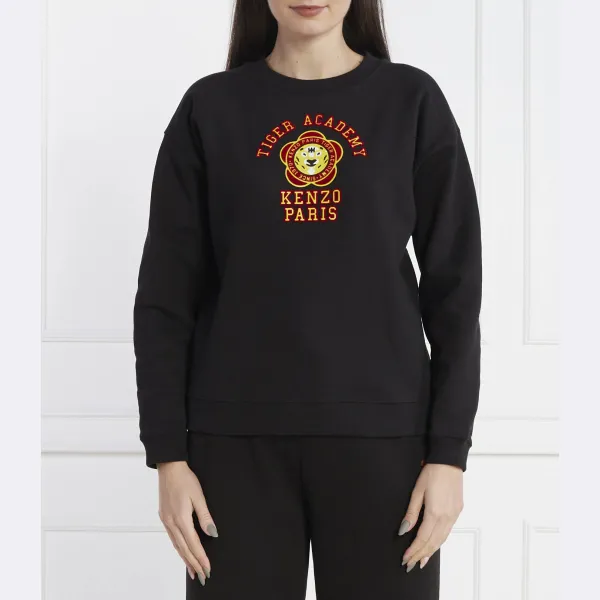 

Толстовка обычного кроя с графическим рисунком Kenzo, черный