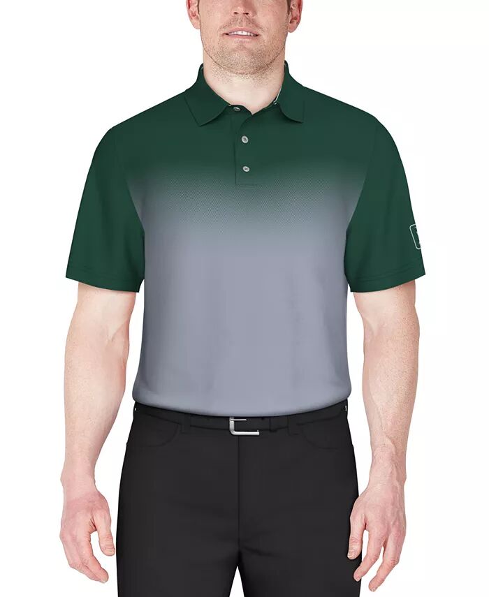 

Мужская рубашка-поло с коротким рукавом и принтом Ombre Performance PGA TOUR, серый