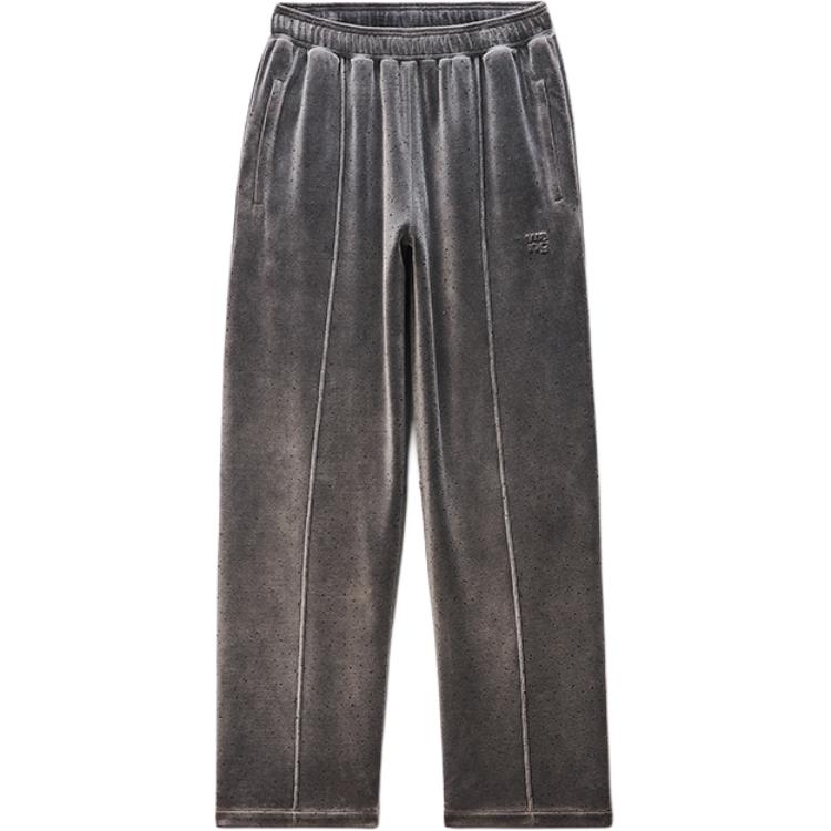 Спортивные брюки с декоративными швами Alexander Wang, titanium серый — фото 2