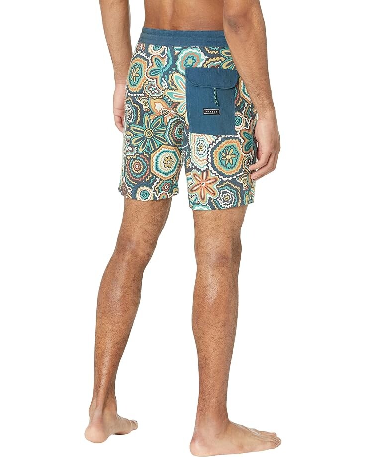 

Шорты для плавания VISSLA Squiggy 18.5" Boardshorts, цвет Dark Denim