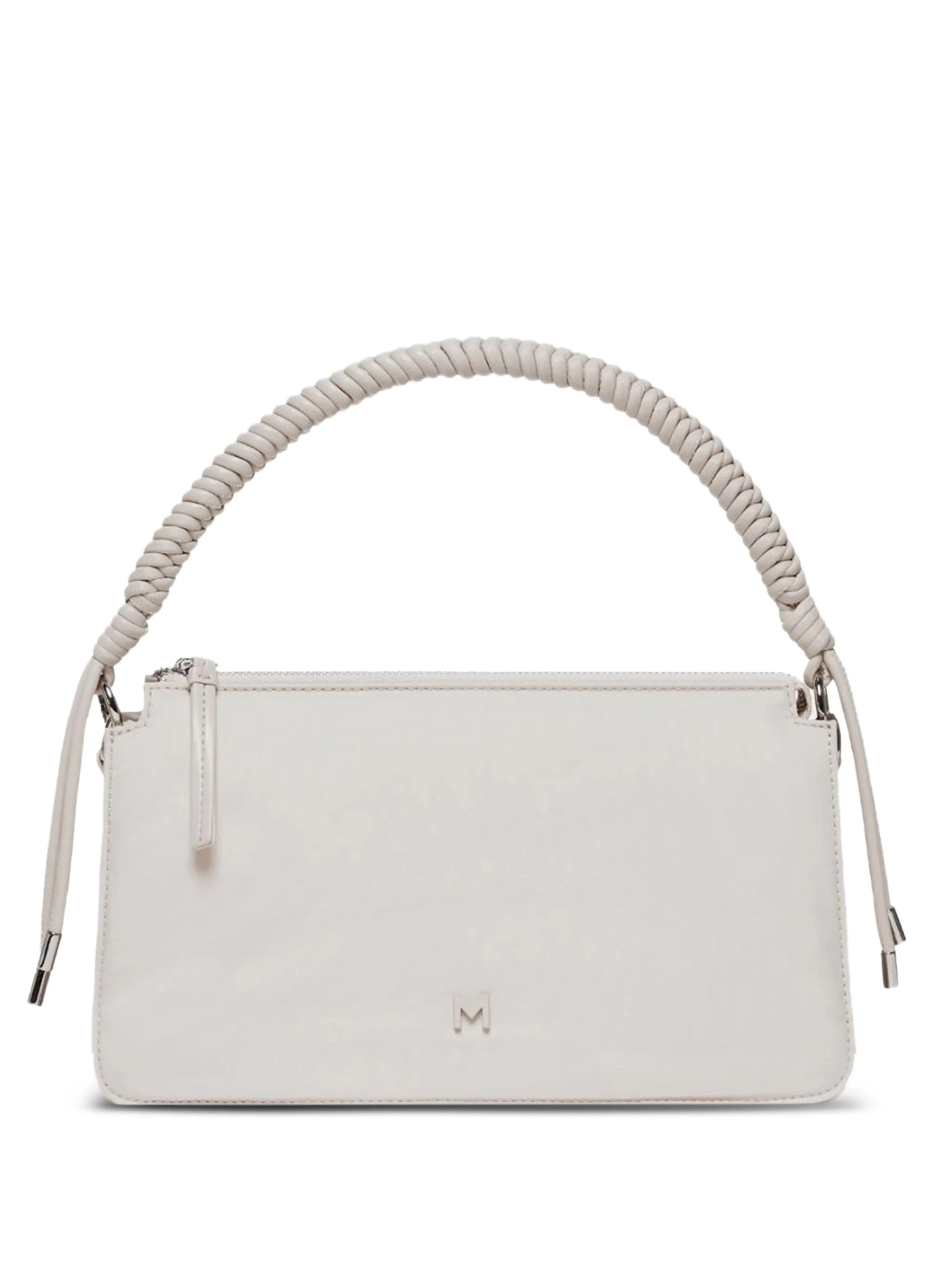 

Сумка-тоут с плетеной ручкой Marella, бежевый