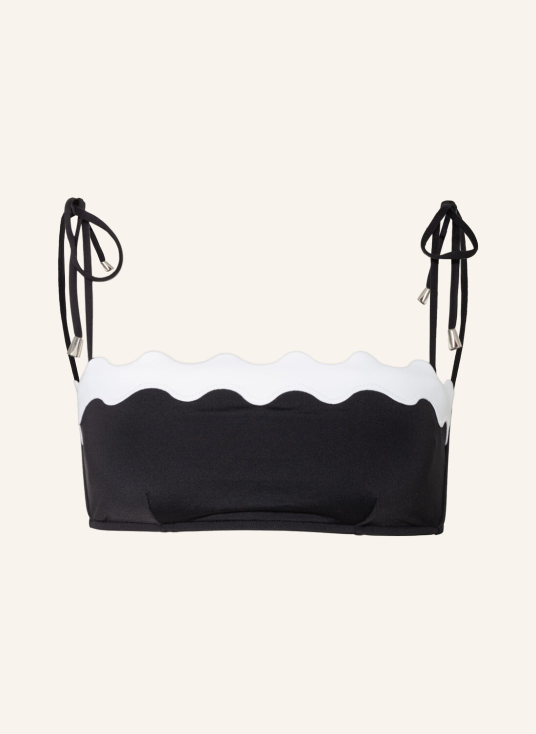 

Топ бикини SEAFOLLY Bandeau GIA, черный
