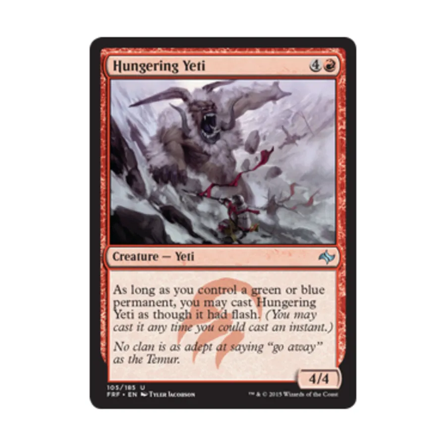

CCG Голодный йети (U), MTG - Fate Reforged