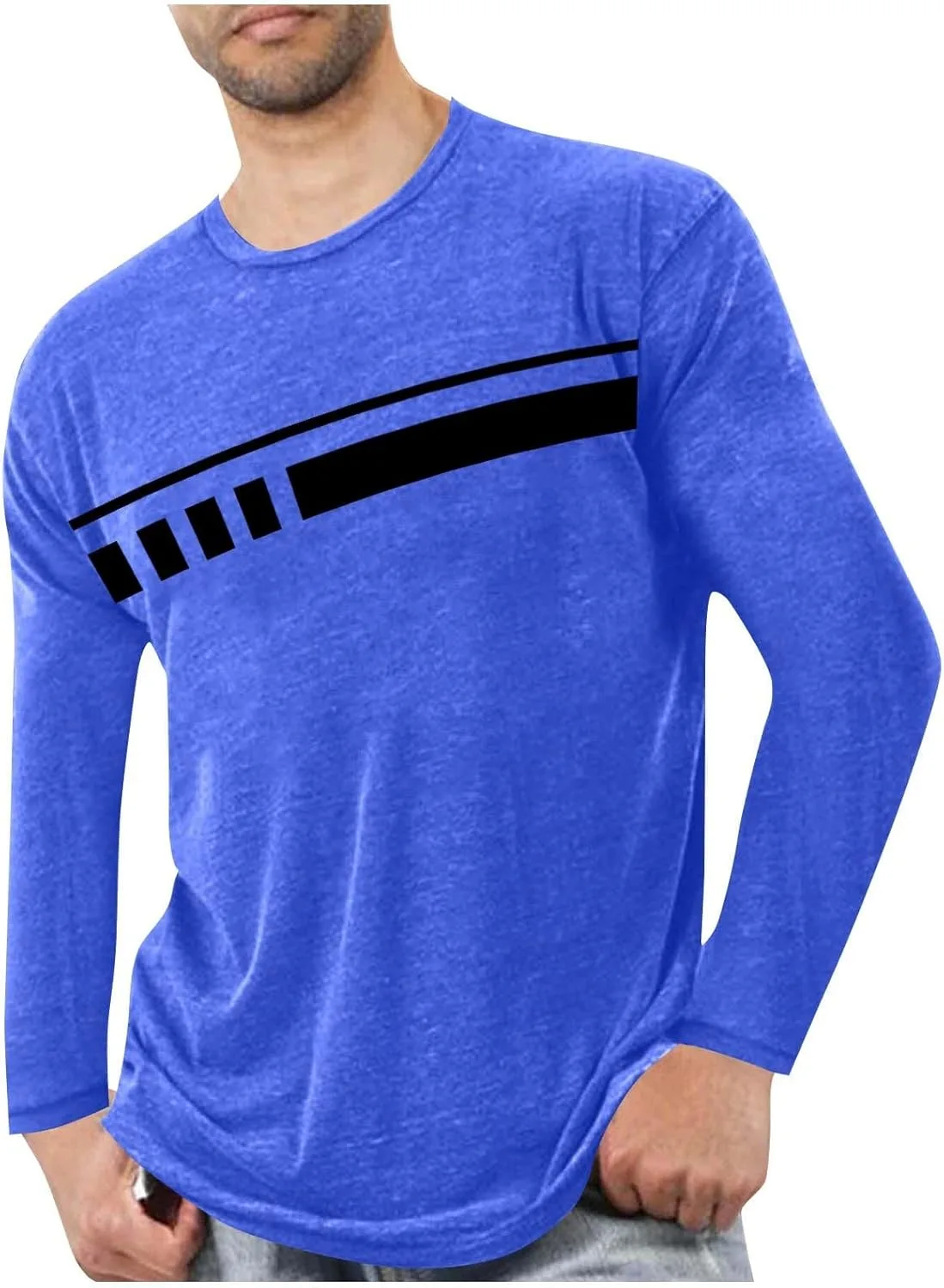 

Мужская футболка с длинным рукавом Color Block