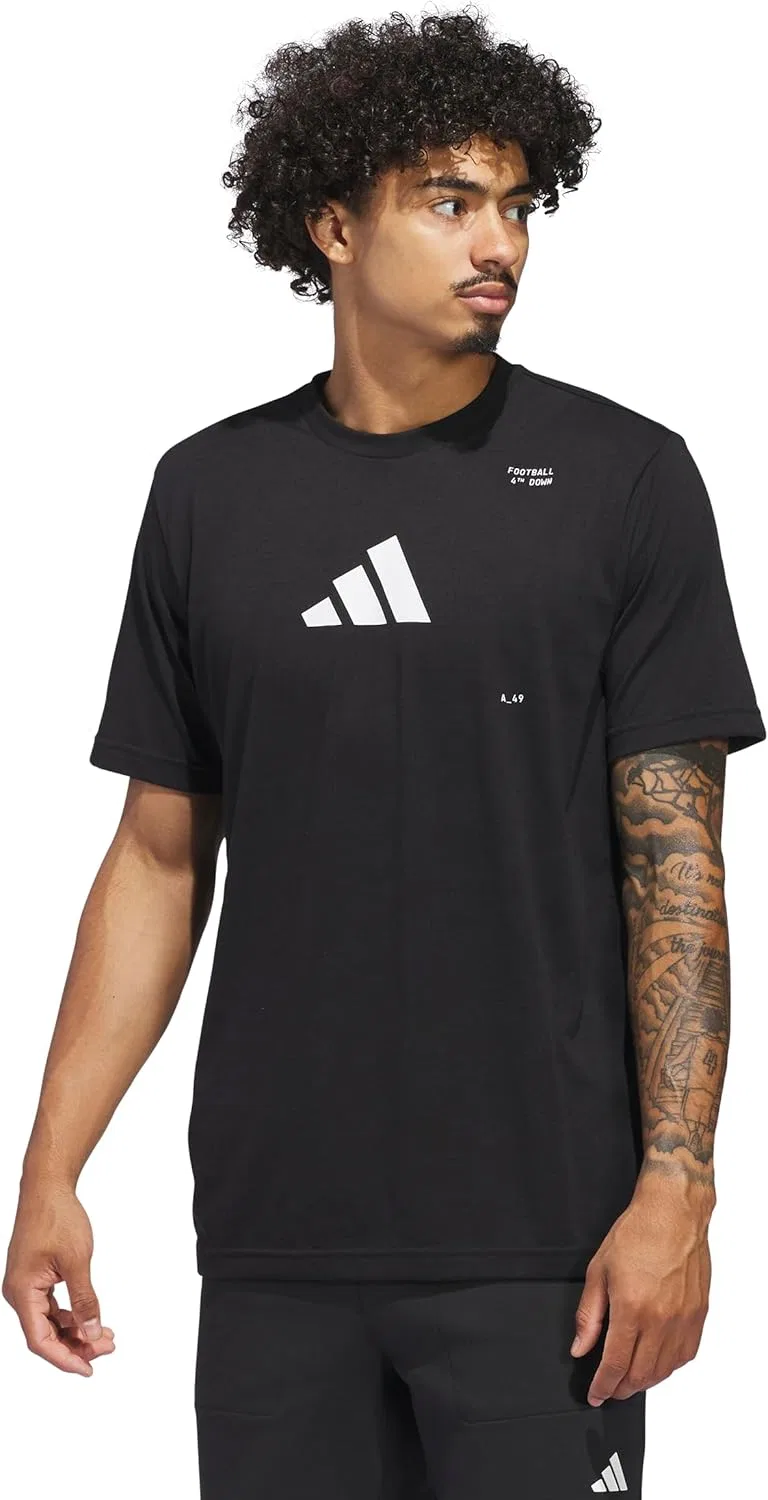 Футболка для бейсбола adidas, Black — фото 2