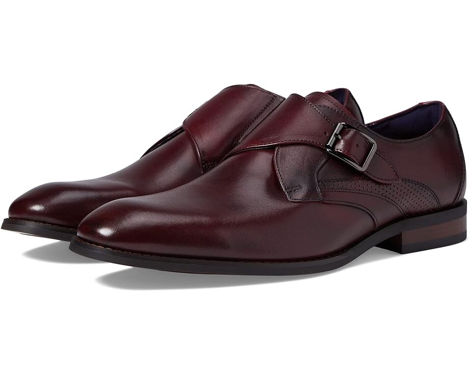 

Оксфорды Stacy Adams Karcher Monk Strap, бордовый