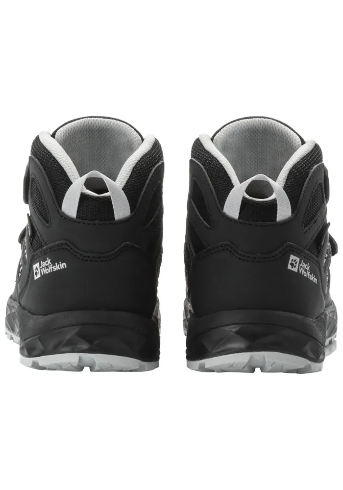 Кроссовки Jack Wolfskin "WOODLAND 2 TEXAPORE MID VC K", цвет Phantom — фото 3