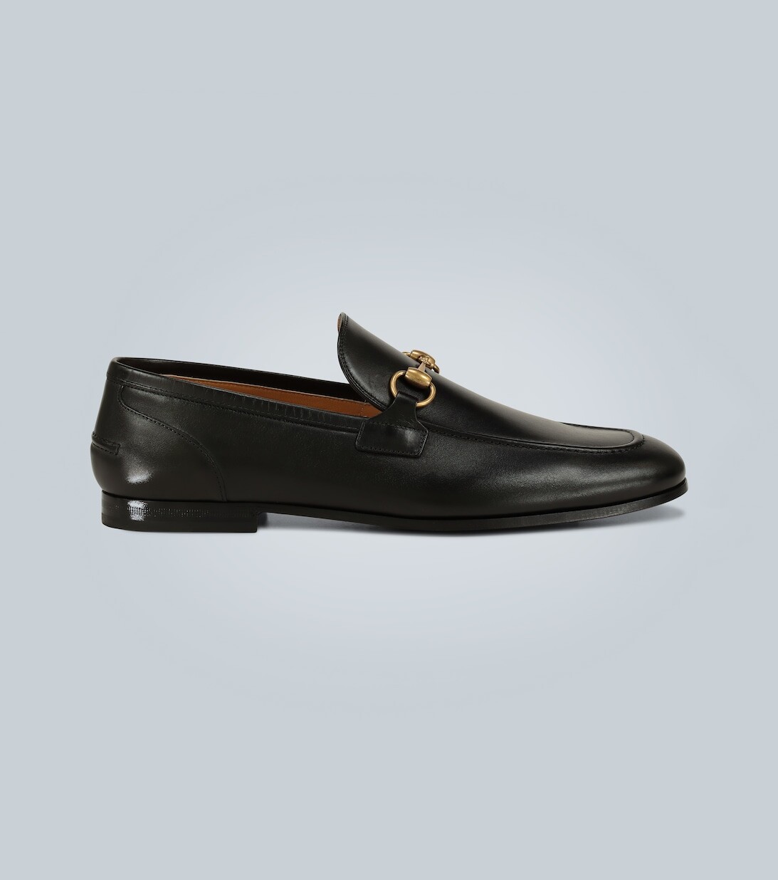 

Кожаные лоферы Jordaan Gucci, черный