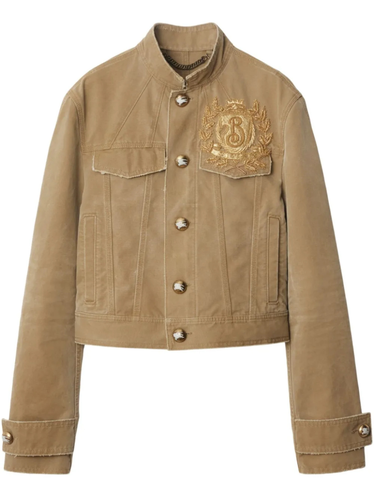 

Куртка с логотипом B Burberry, нейтральный