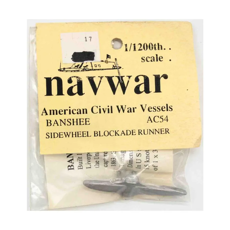 

Банши - Бегун с боковым колесом, American Civil War Vessels (1:1200) (NavWar)
