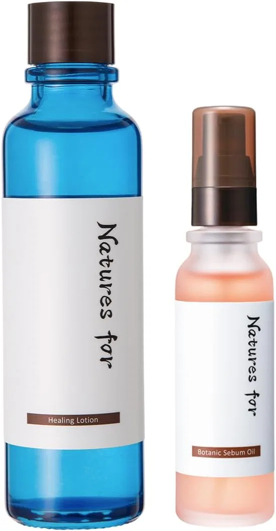 Набор лосьон и масло для лица Natures for Healing Lotion and Botanic Sebam Oil